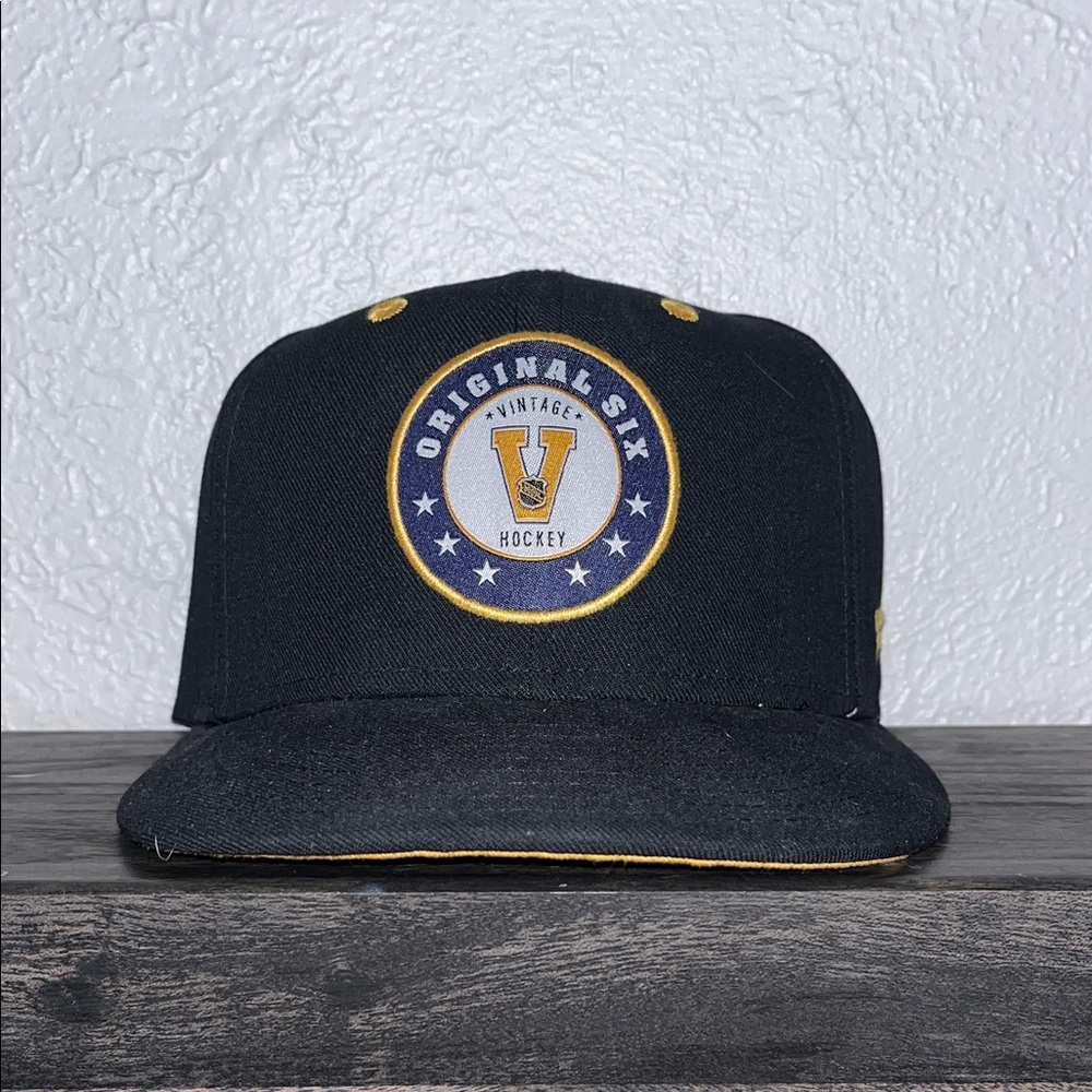 Vintage Hockey Black Cap